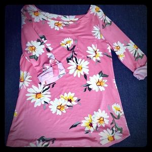 Flower print top